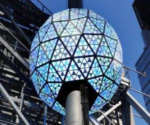 Puzzle Την μπάλα από την Times Square, το νέο έτος, Μανχάταν της Νέας Υόρκης